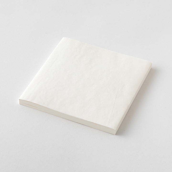 MD Notebook Cotton (A5 Square) - Blank — pocket detail