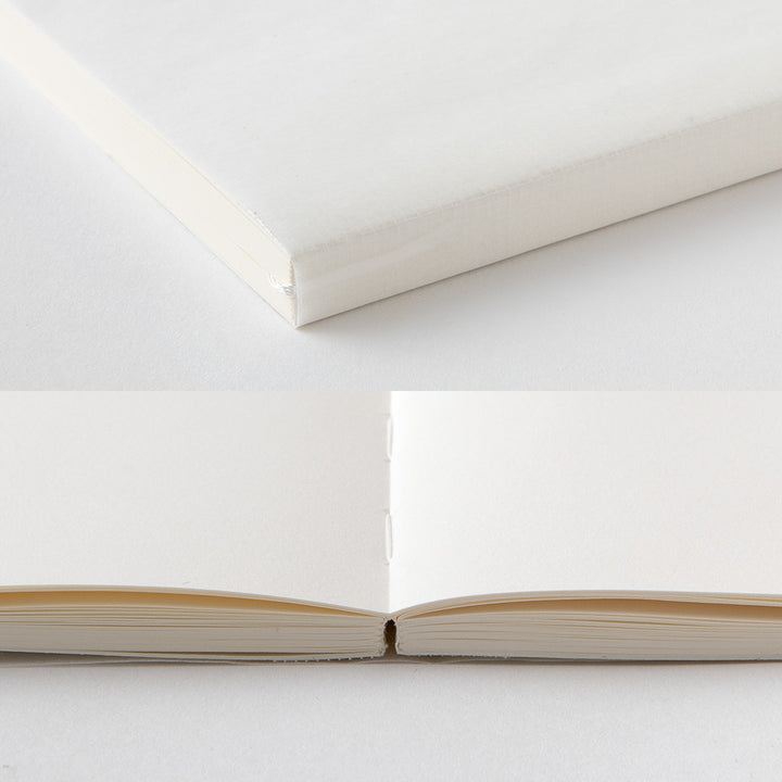 MD Notebook Cotton (A5 Square) - Blank — spine view