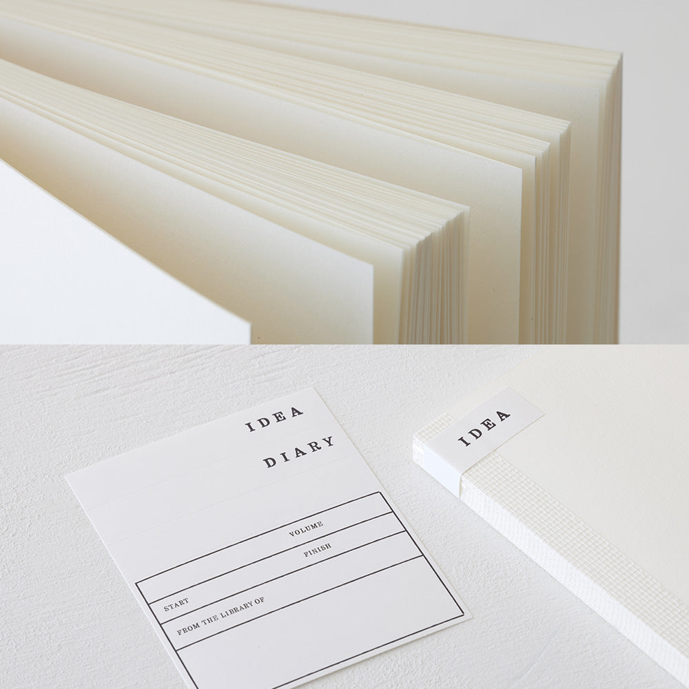 MD Notebook Cotton (A5) - Blank — spine view