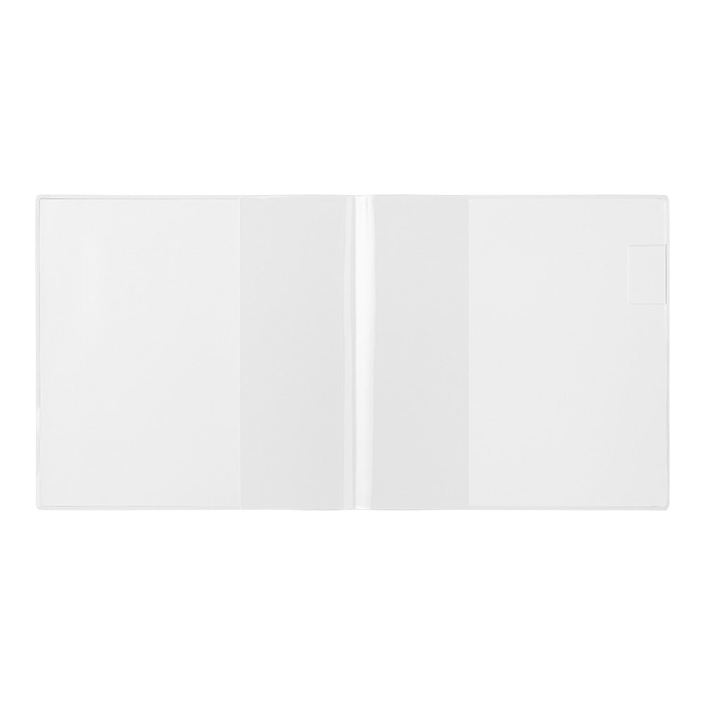 MD Notebook Cover (A5 Square) - Clear — open spread