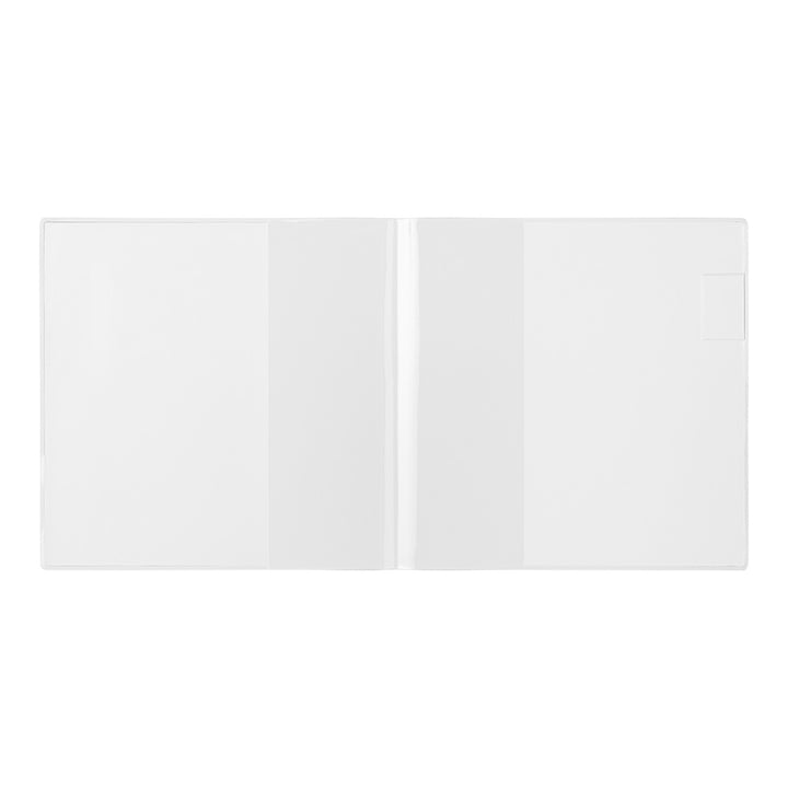 MD Notebook Cover (A5 Square) - Clear — open spread