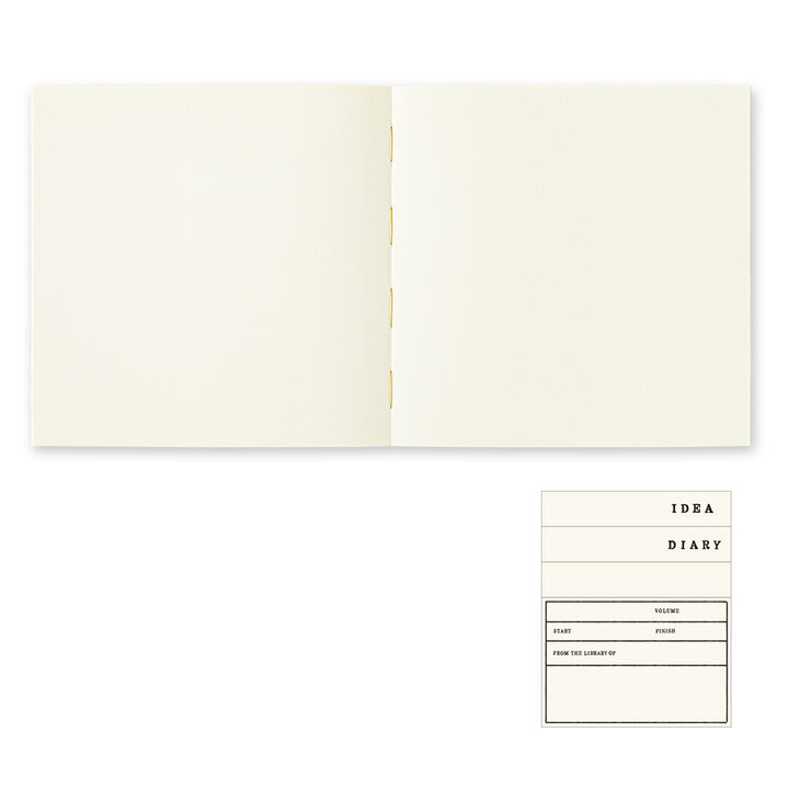 MD Notebook Thick (A5 Square) - Blank — ruling detail