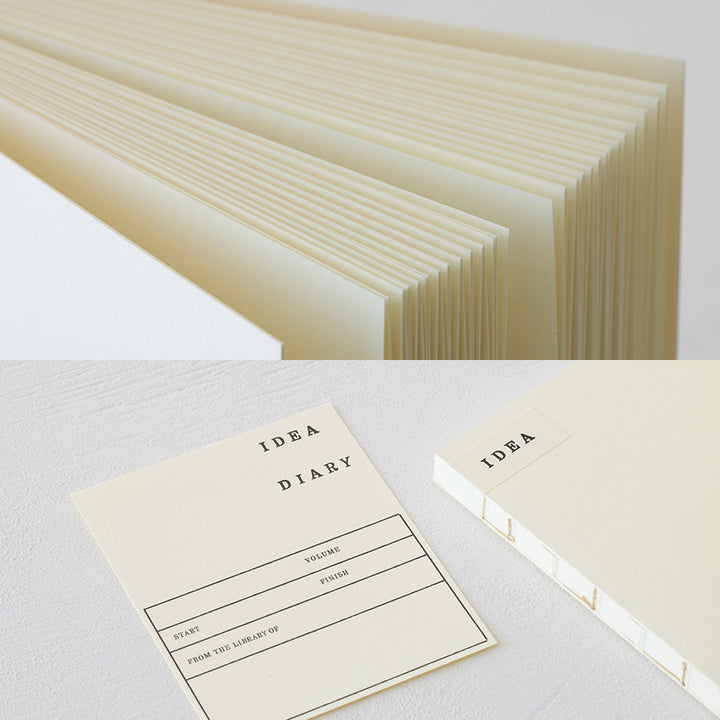 MD Notebook Thick (A5) - Blank — spine view