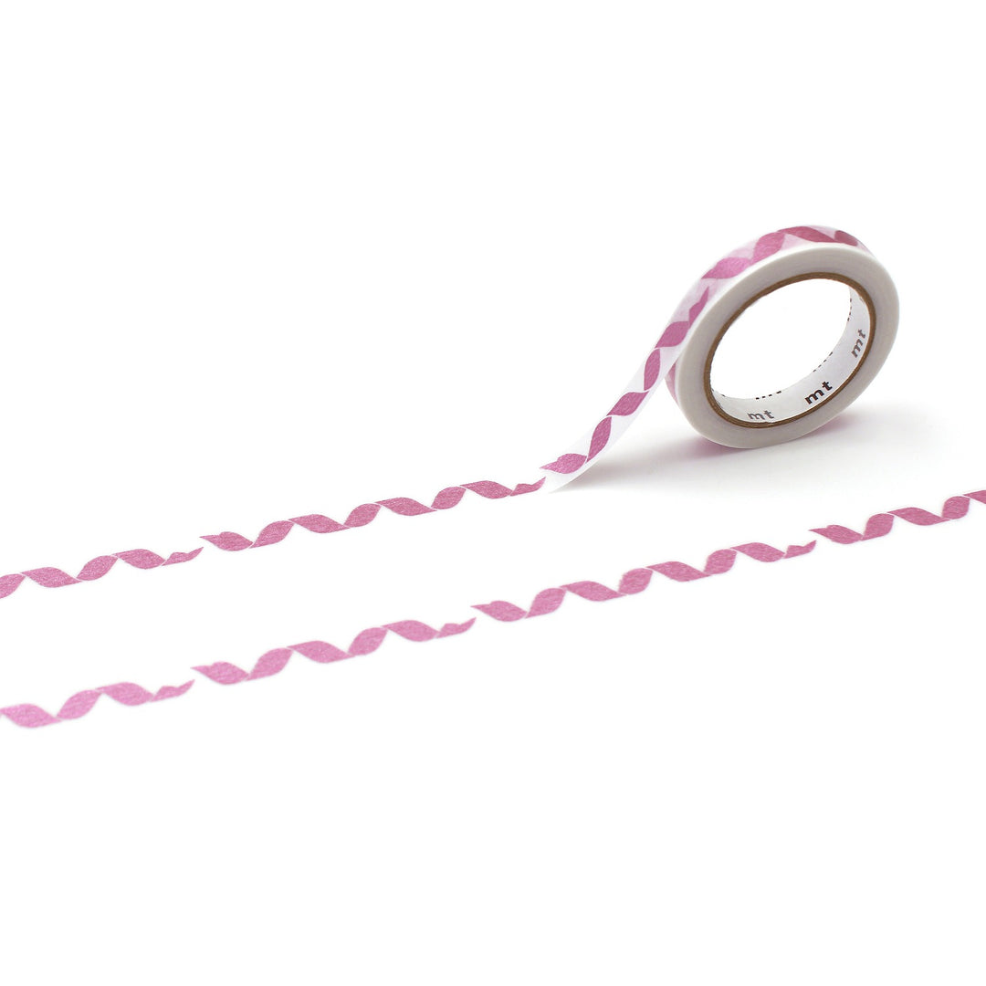 MT Deco High Brightness Washi Tape - Ribbon — roll front