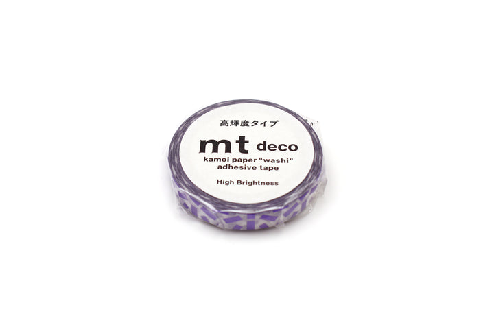 MT Deco High Brightness Washi Tape - Rectangle — applied on surface