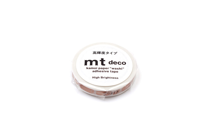 MT Deco High Brightness Washi Tape - Cube — applied on surface