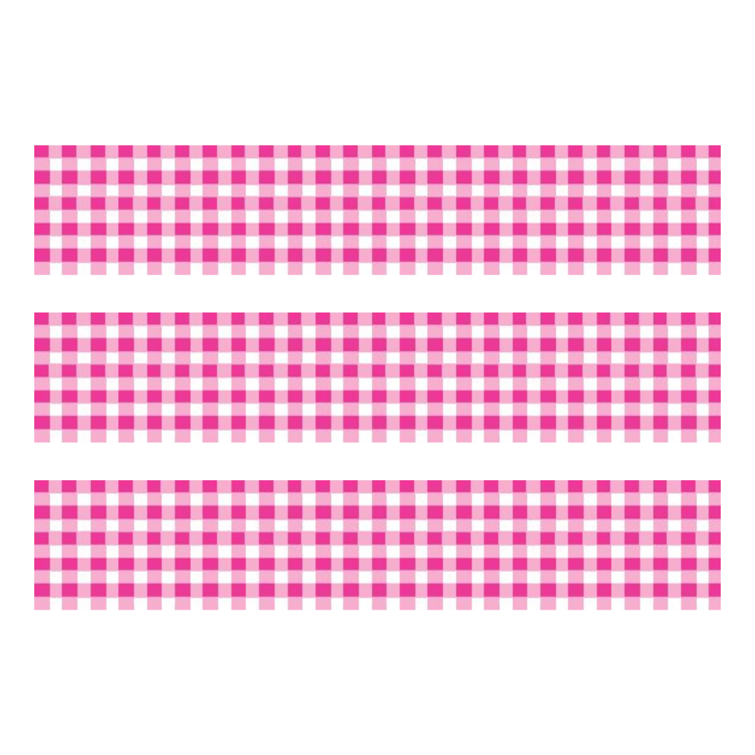MT Deco Washi Tape - Delicate Checkered Pink — with packaging