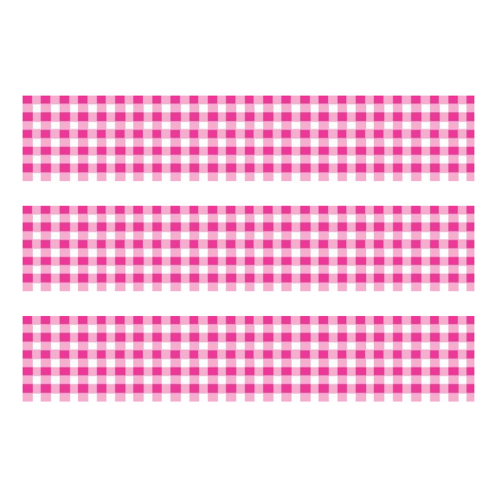 MT Deco Washi Tape - Delicate Checkered Pink — with packaging