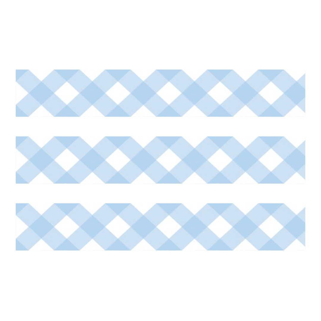 MT Deco Washi Tape - Thick Checkered Pastel Ultramarine — with packaging