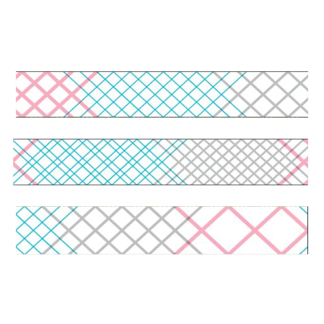 MT Deco Washi Tape - Multi Cross — with packaging