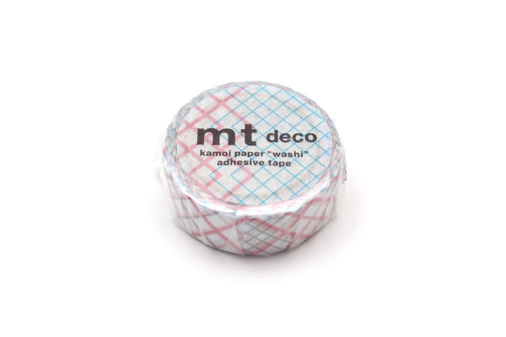 MT Deco Washi Tape - Multi Cross — applied on surface