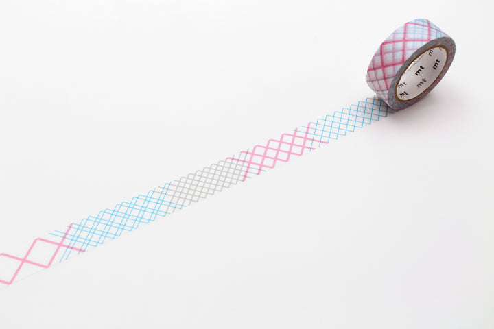 MT Deco Washi Tape - Multi Cross — pattern detail