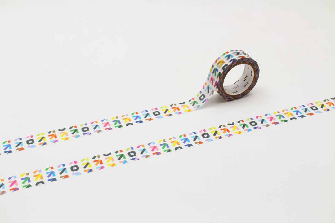 MT Deco Washi Tape - Arrow — roll front
