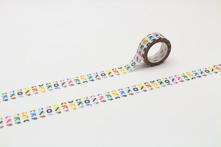 MT Deco Washi Tape - Arrow — roll front