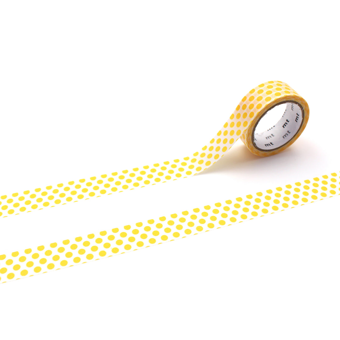 MT 1P Dandelion Washi Tape - Dot — roll front