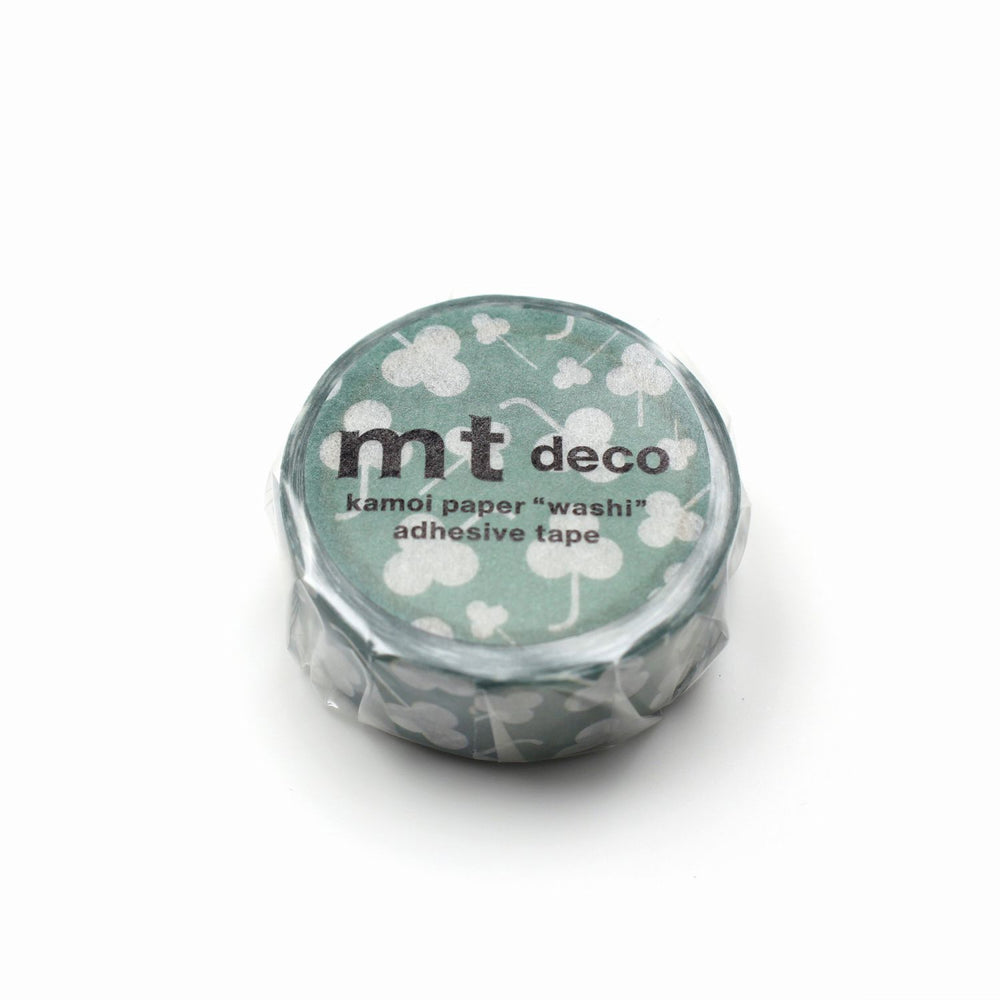 MT 1P Kamoi Washi Tape - Clover Silhouette — pattern detail