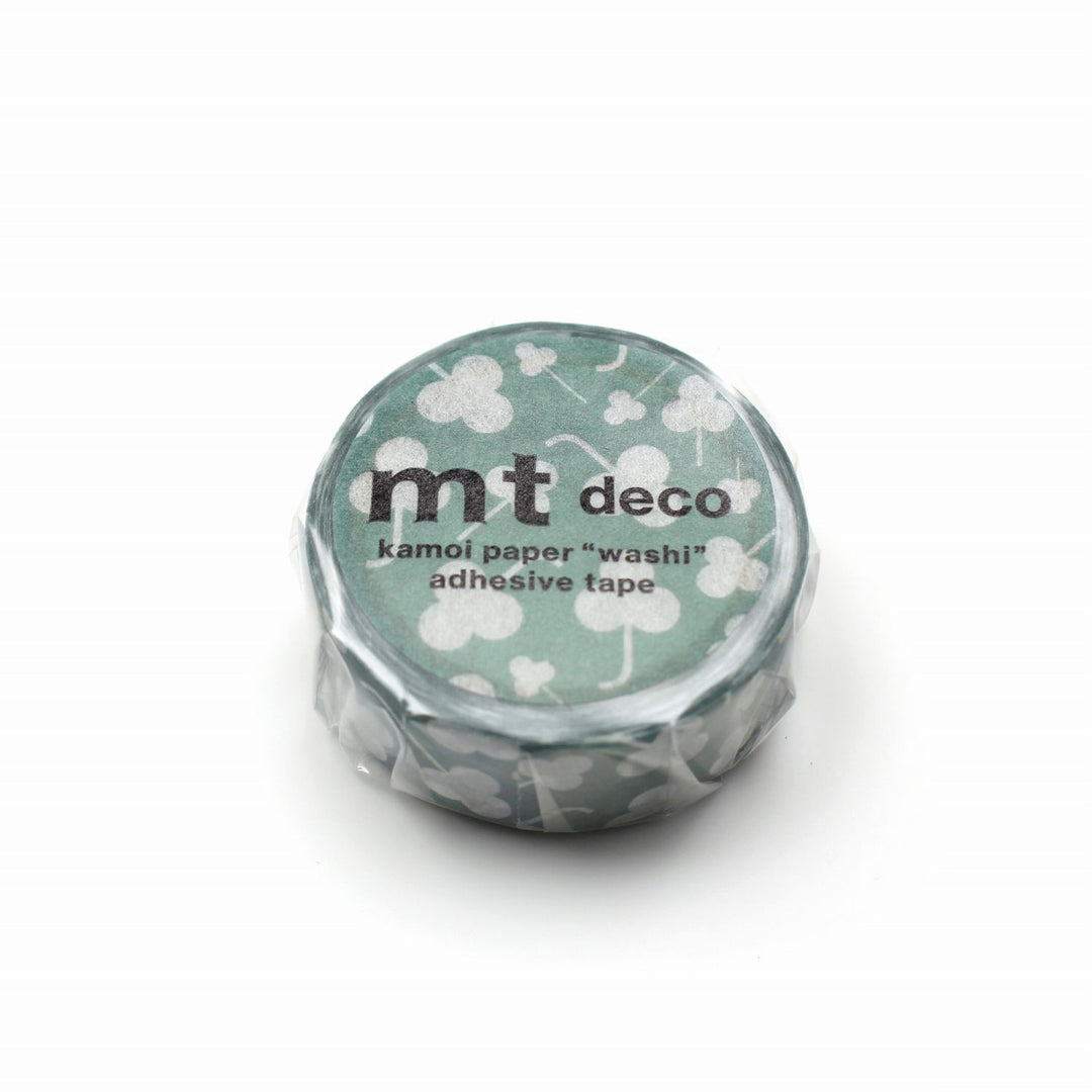 MT 1P Kamoi Washi Tape - Clover Silhouette — pattern detail