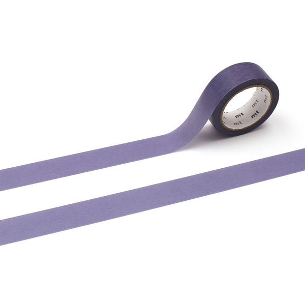 MT Basic Washi Tape - Dark Violet — roll front