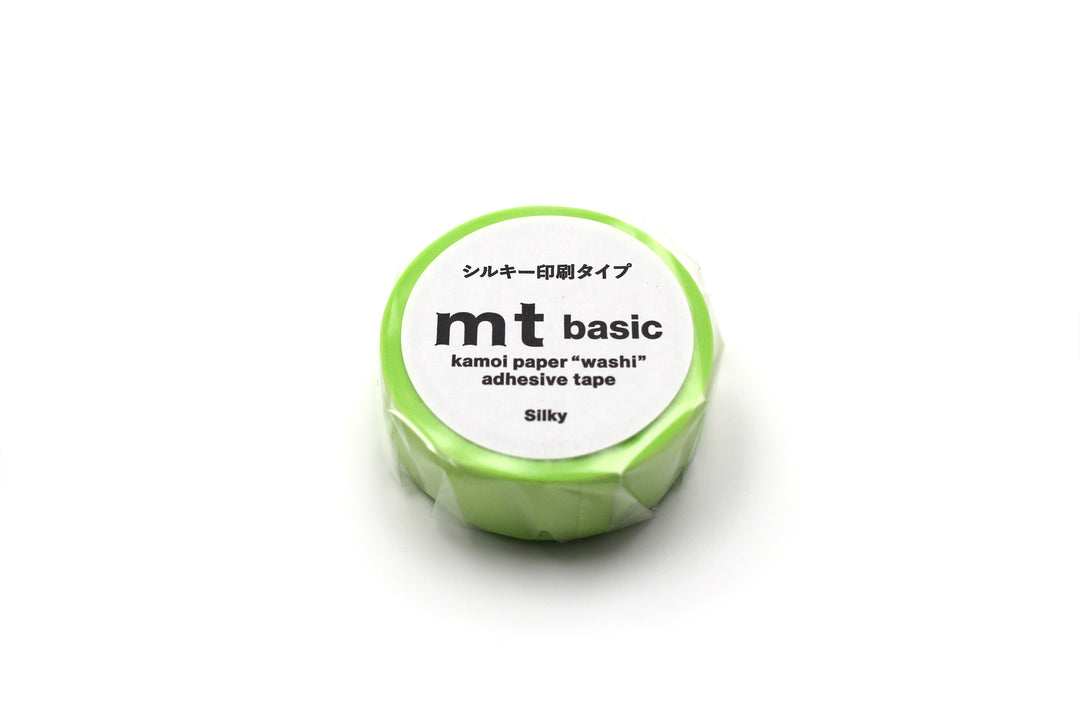 MT 1P Kamoi Washi Tape - Silky Light Green — pattern detail