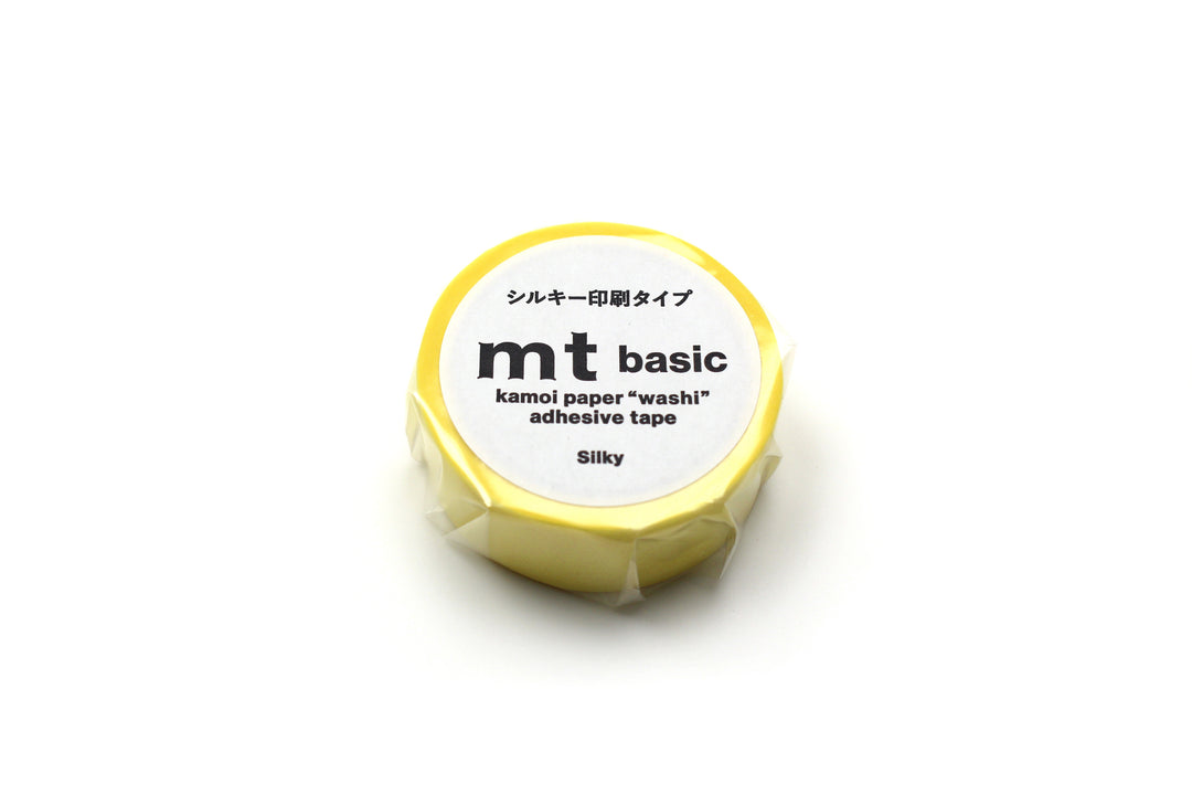 MT 1P Kamoi Washi Tape - Silky Yellow — pattern detail