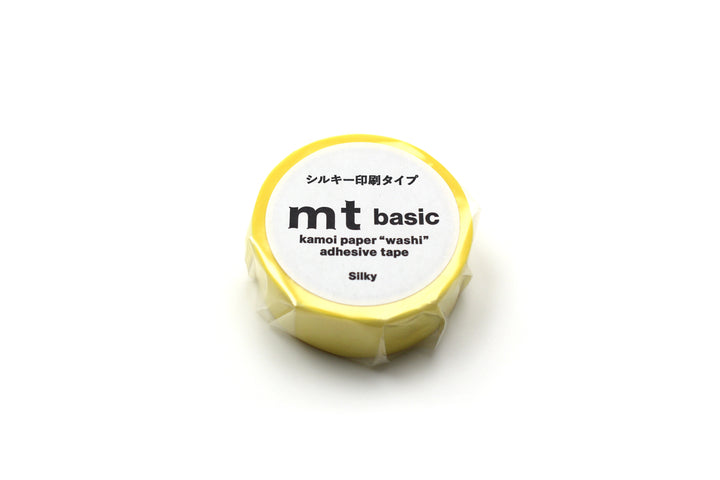 MT 1P Kamoi Washi Tape - Silky Yellow — pattern detail
