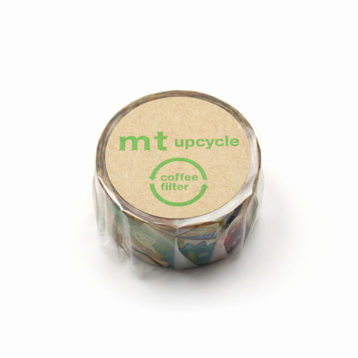 MT Upcyle Washi Tape - Mt Upcycle Travel Sticker Collage — pattern detail