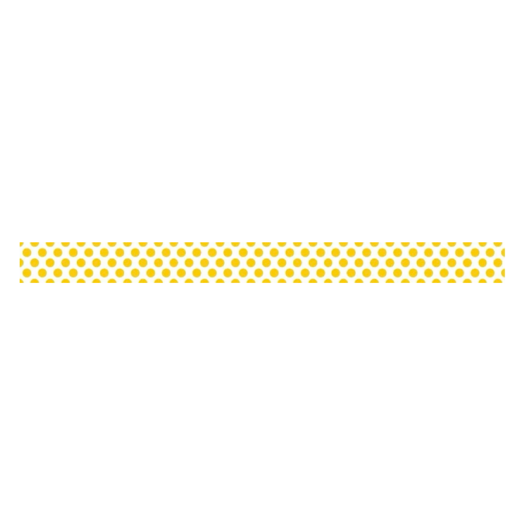 MT 1P Dandelion Washi Tape - Dot — applied on surface