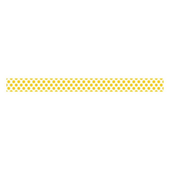 MT 1P Dandelion Washi Tape - Dot — applied on surface