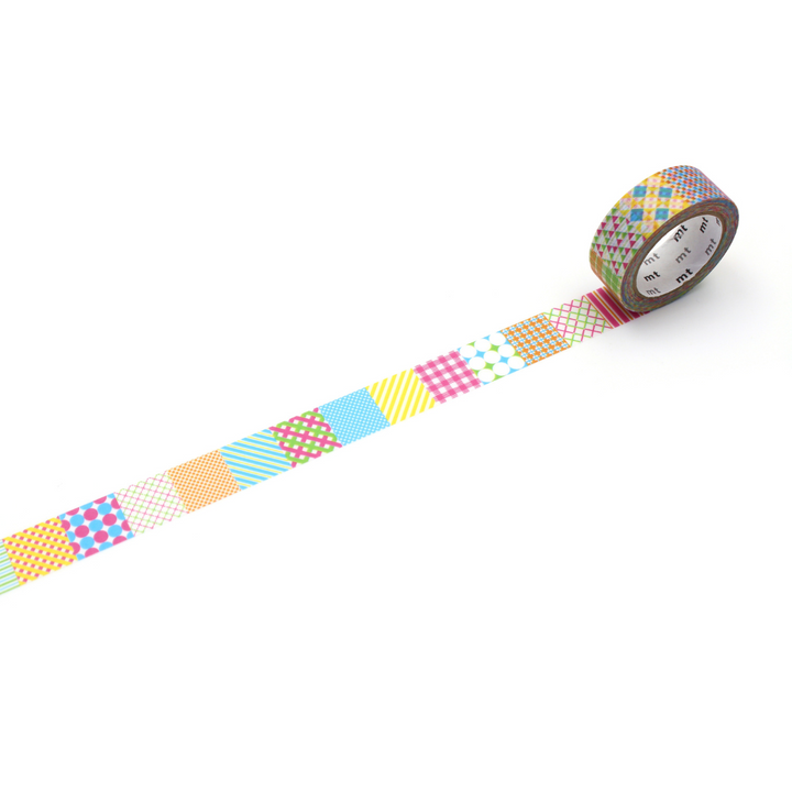 MT 1P Kamoi Washi Tape - Geometric Pattern — pattern detail