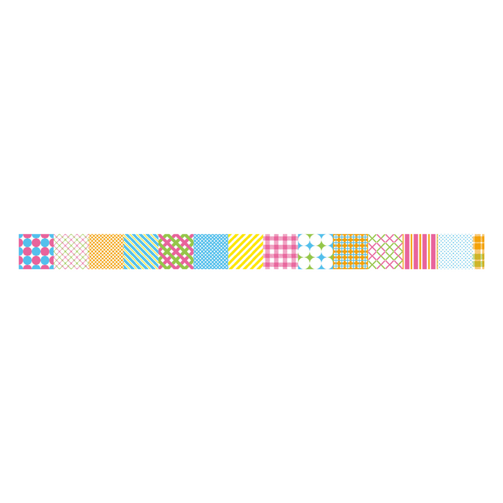 MT 1P Kamoi Washi Tape - Geometric Pattern — with packaging