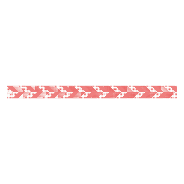 MT 1P Kamoi Washi Tape - Multi-stripe Pink — with packaging