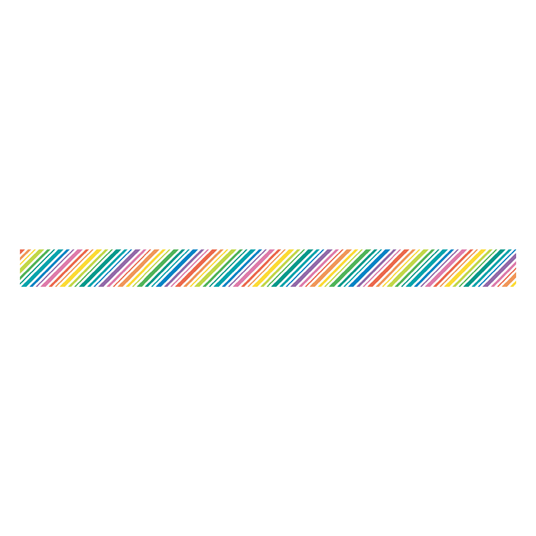 MT 1P Kamoi Washi Tape - Rainbow Stripe — with packaging