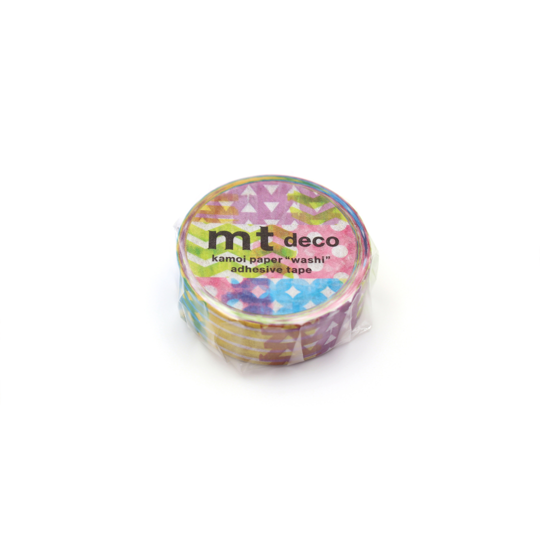 MT 1P Kamoi Washi Tape - Sheer Marker Pattern — applied on surface
