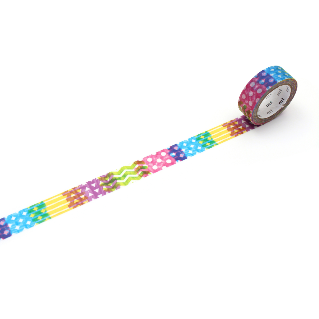 MT 1P Kamoi Washi Tape - Sheer Marker Pattern — pattern detail