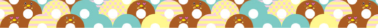 MT x Dagashi Washi Tape - Colorful Circle x Young-Kun — pattern detail