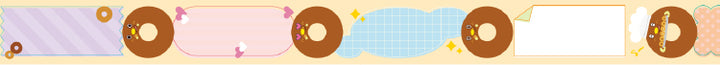 MT x Dagashi Washi Tape - Young-kun Memo — pattern detail