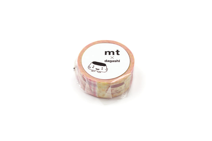 MT x Dagashi Washi Tape - Mini Pudding-chan — applied on surface