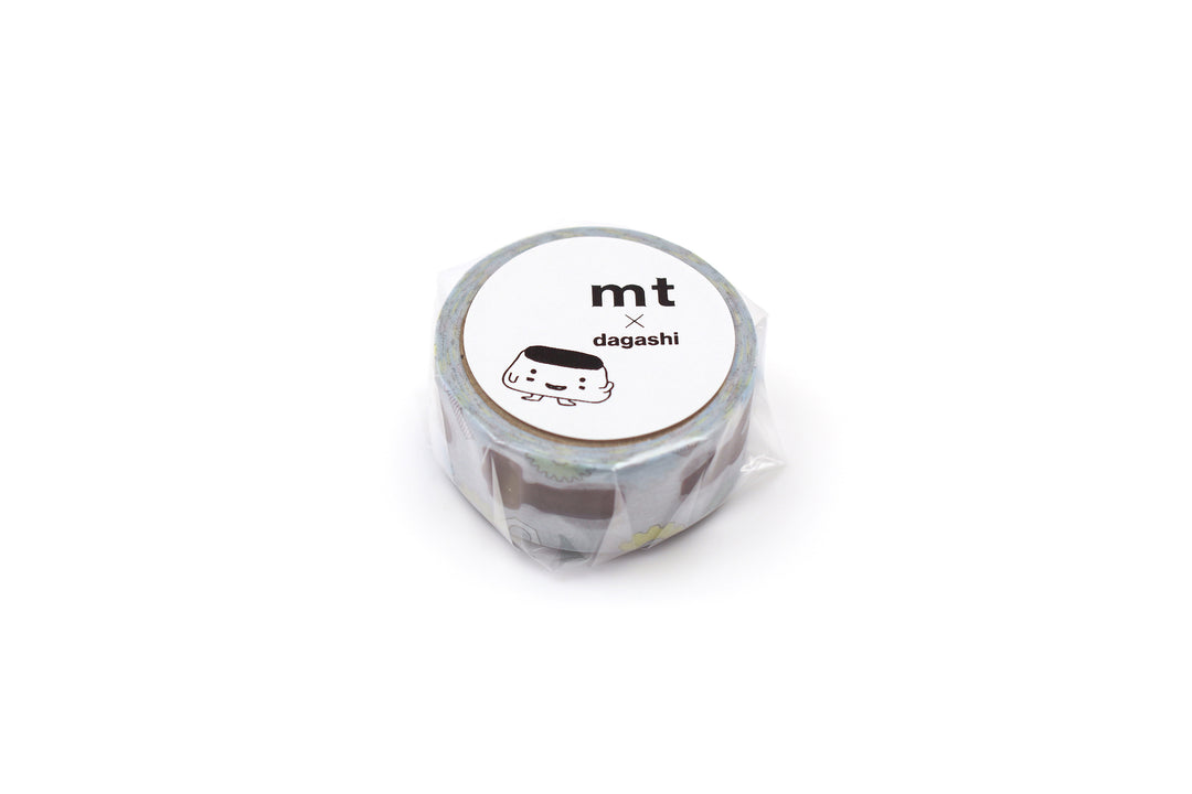 MT x Dagashi Washi Tape - Tool Chocolate — applied on surface