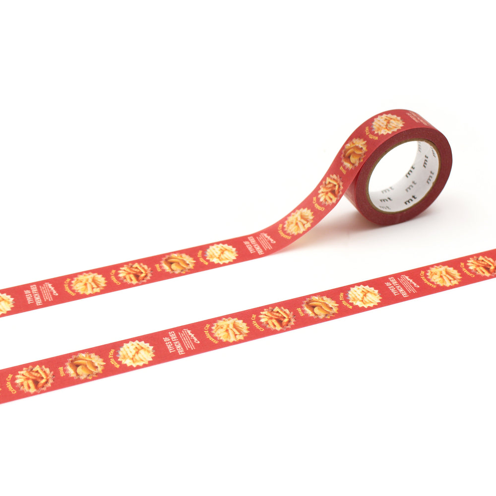 MT EX Washi Tape - French Fries — pattern detail