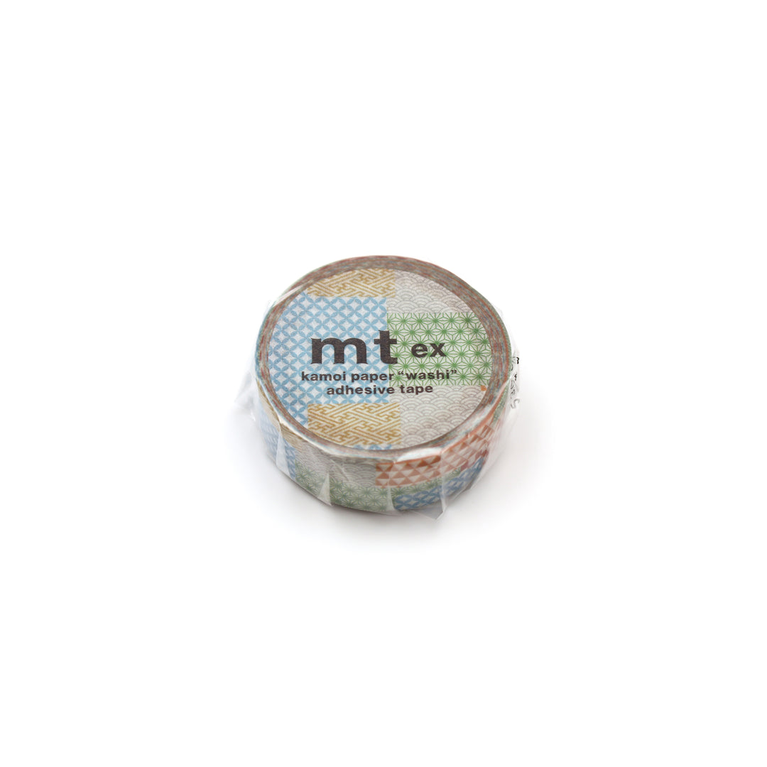 MT EX Washi Tape - Traditional Japanese Patterns Mix — with packaging