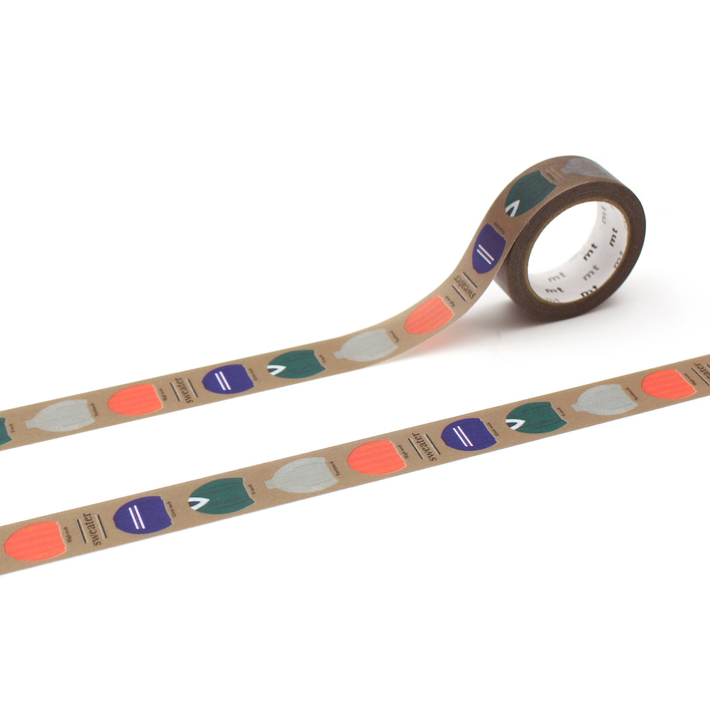 MT EX Washi Tape - Various Sweaters — pattern detail