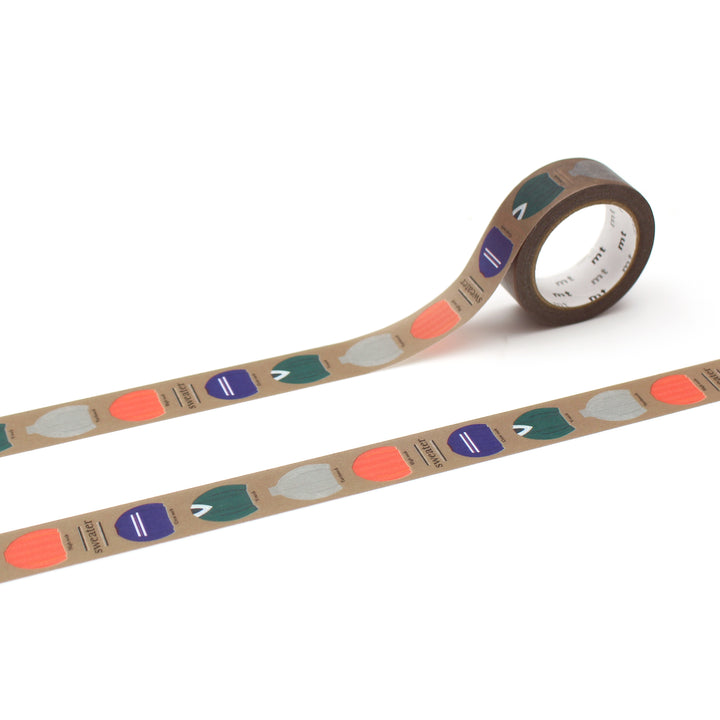 MT EX Washi Tape - Various Sweaters — pattern detail