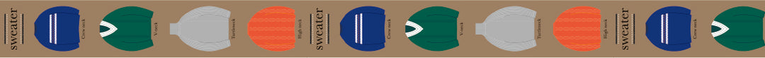 MT EX Washi Tape - Various Sweaters — applied on surface