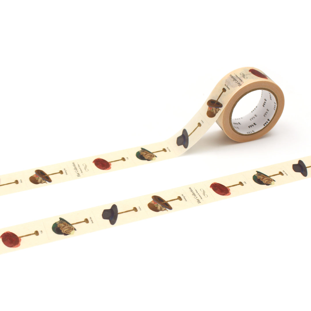 MT EX Washi Tape - Hat — roll front