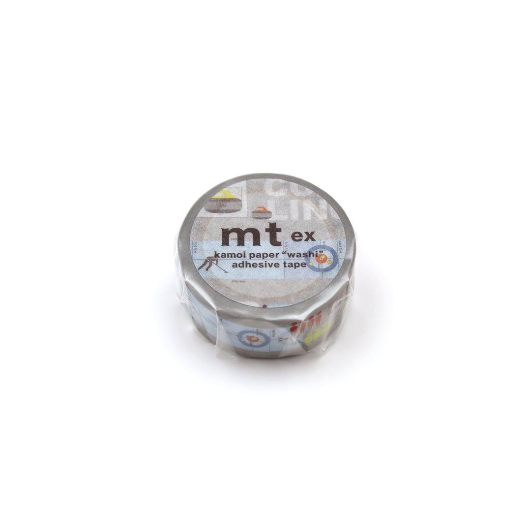 MT EX Washi Tape - Winter Sports Curling — with packaging