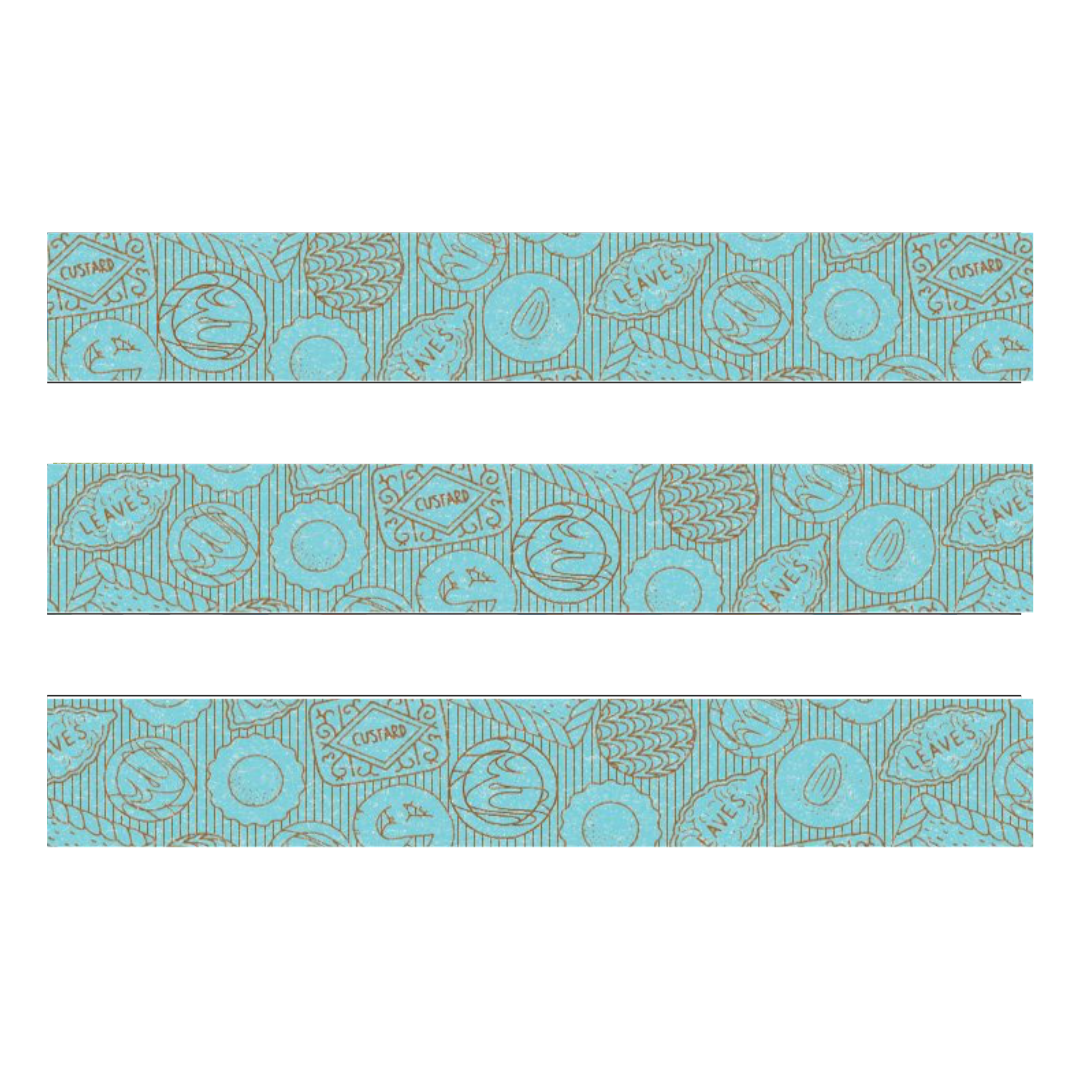 MT EX Washi Tape - Lined Cookies — with packaging