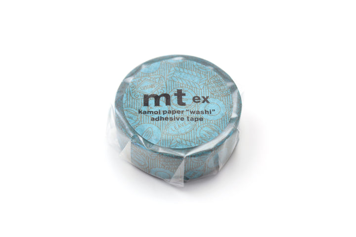 MT EX Washi Tape - Lined Cookies — applied on surface