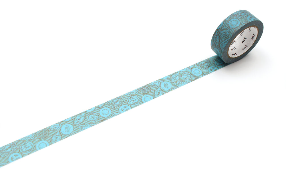 MT EX Washi Tape - Lined Cookies — pattern detail