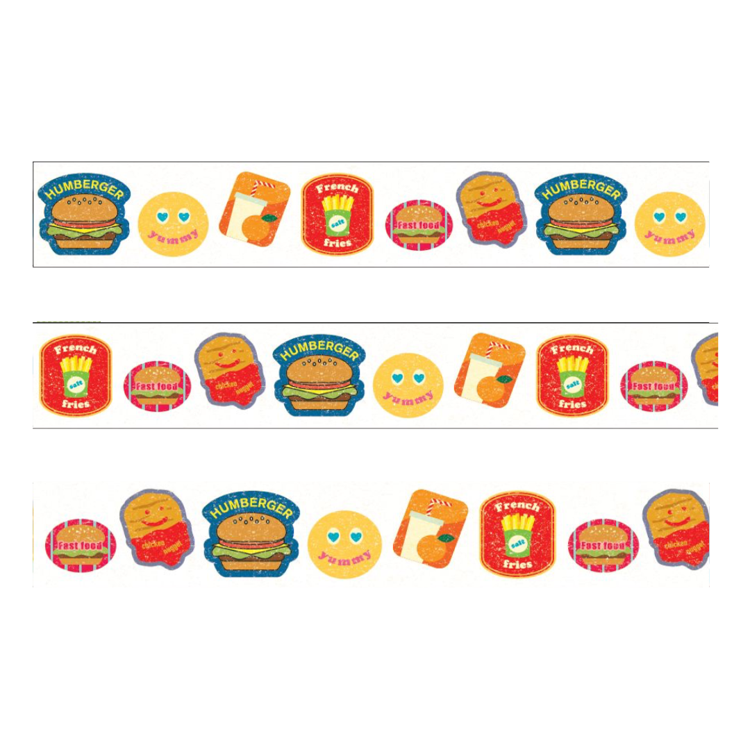 MT EX Washi Tape - Fast Food Sticker — with packaging