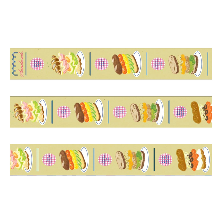MT EX Washi Tape - Sandwich — with packaging